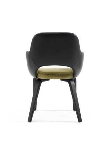 Hemelaer Interior Durlet Messeyne messeyne chair leather bronze fabric green feet black 1