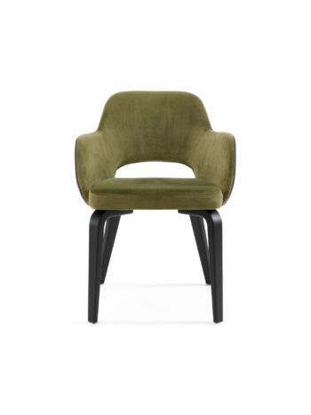 Hemelaer Interior Durlet Messeyne messeyne chair leather bronze fabric green feet black 5