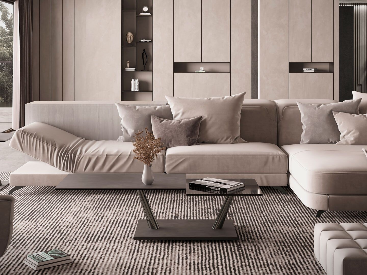 Hemelaer Interior Naos Aqui tavolino coffe table Aqui Clay vista frontale copia web